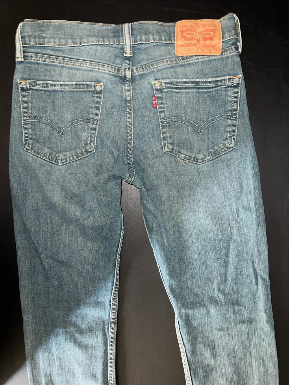 Levi's Men's Light Blue Skinny Jeans Size 30x32